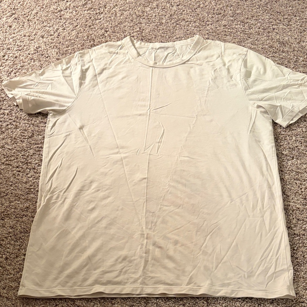 lululemon athletica Cream Short Sleeve Tee